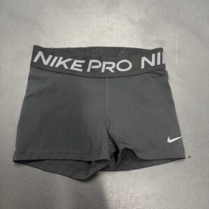 Nike Pro Dri-Fit Spandex Shorts Black 2.5" Inseam Womens‎ Size Small Athletic